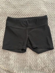 Girls Athletic Shorts by 90 Degree by Reflex- Black - size S (7-8) - Picture 1 of 4