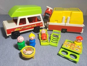 Vintage Fisher Price Little People Pop-Up Camper Set #992 1979 Complete - Picture 1 of 18