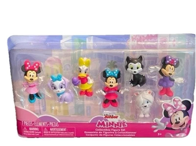 Minnie Mouse 7-Piece Collectible Figure Set Disney Junior - Image 1 of 2
