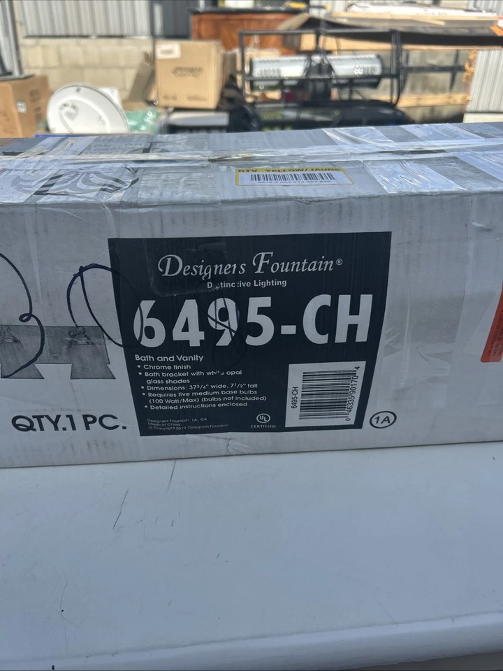 Designers Fountain Hudson Vanity 5-Light 37.75 in. Transitional Bathroom - Image 1 of 3