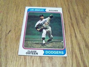 CLAUDE OSTEEN   1974 TOPPS  BASEBALL CARD # 42 - Picture 1 of 1
