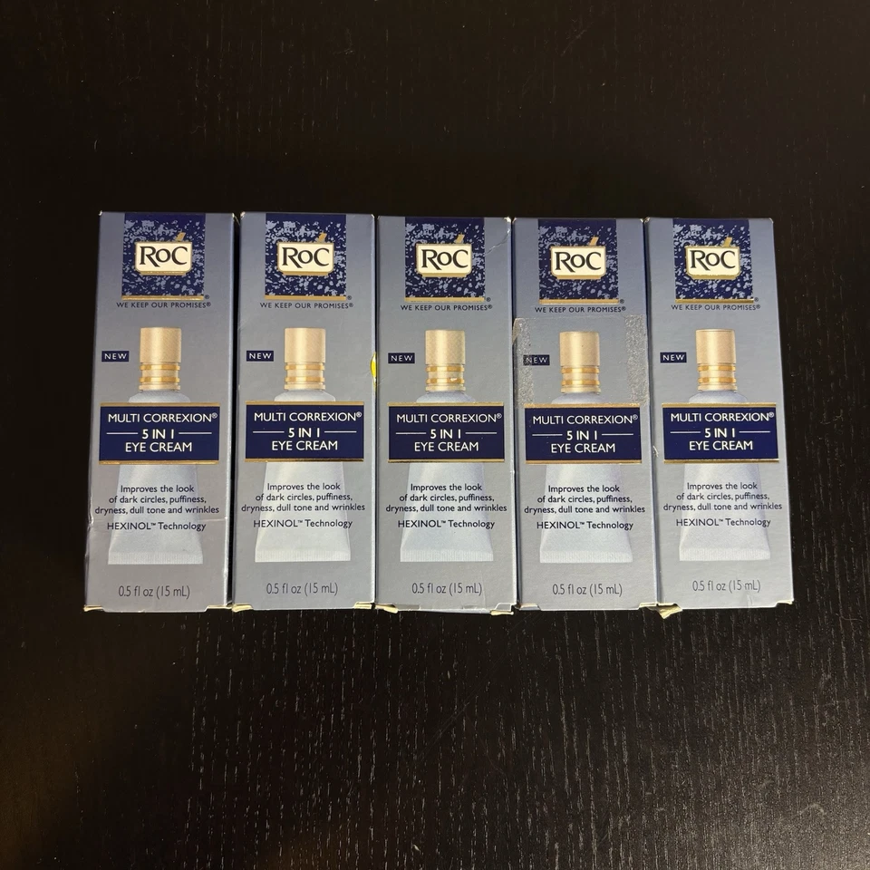 Crema para ojos ROC Multi Correxion 5 en 1, lote de 5, 0,5 fl oz (15 ml) Foto 1 de 4