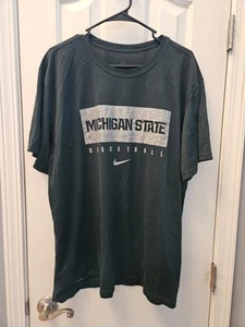 Nike Elite Michigan State Spartans Team Issued Dri-FIT Shirt XXL - Picture 1 of 3
