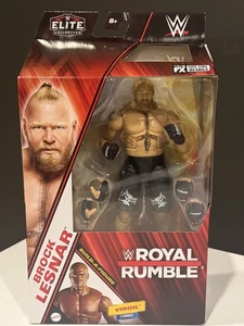 BROCK LESNAR Mattel WWE Elite Royal Rumble Wrestling Action Fig BAF Virgil NEW - Picture 1 of 7