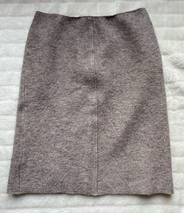 Hobbs Skirt 14 Beige Oatmeal Knee Length Wool Boucle Tweed Retro Office Formal - Bild 1 von 16