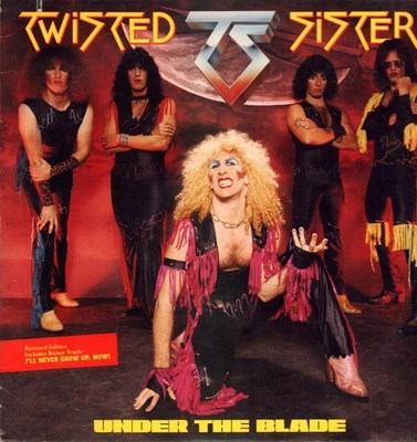 Twisted Sister Under the Blade LP vinyl USA Atlantic 1985 remixed edition LP - Image 1 of 4
