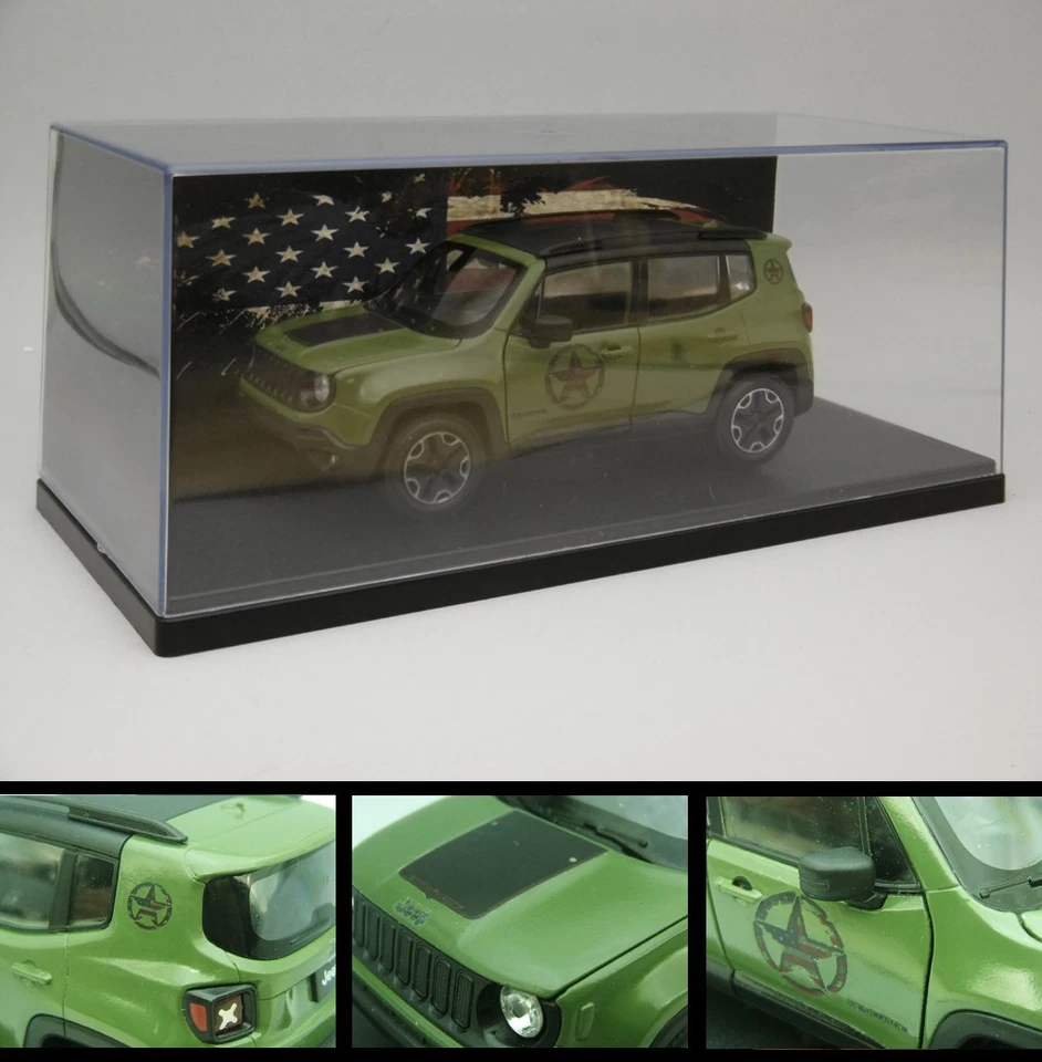 Jeep Renegade "US Army" 1:24 + Show Case - Immagine 1 di 1