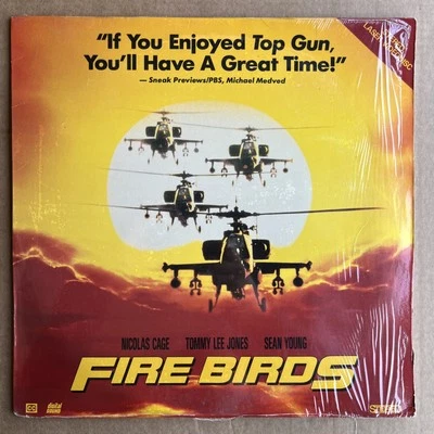 FIRE BIRDS Laserdisc LD Nicholas Cage Tommy Lee Jones Sean Young - Image 1 of 2