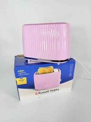 Russell Hobbs Eden 2 Slice Toaster - High Lift, Frozen,  Raspberry Pink 27372 - Image 1 of 3