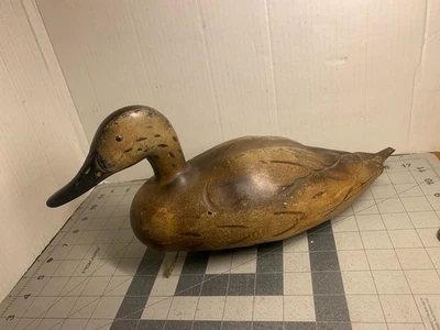 Vintage Feather-Lite Hunting Duck Decoy With McGuire Stabilizer K.C. - Image 1 of 4