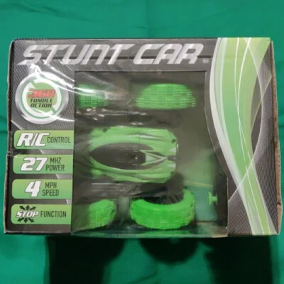 Playtek!Stunt Car-360 Tumble Action R/C Control 27 MHZ Power 4 MPH Speed 6+ Up! - Image 1 of 4
