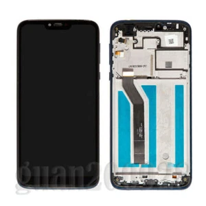US For Motorola Moto G7 Power XT1955-5 LCD Screen Digitizer Touch Assembly Frame - Picture 1 of 3