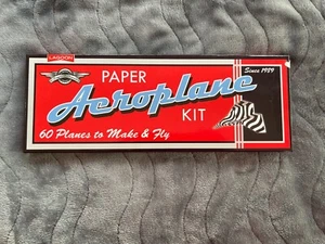 Lagoon Games Paper Aeroplane Kit 60 Airplane Planes to Make & Fly NEW Open Box - Picture 1 of 5
