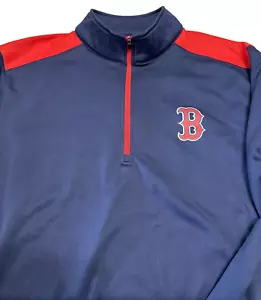 JERSEY BOSTON RED SOX 1/4 CREMALLERA HOMBRE TALLA XL MERCANCÍA GENUINA - Imagen 1 de 3