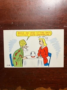 Postal de arte cómico Fortune Telling bola de cristal broma Laff Gram - Imagen 1 de 2