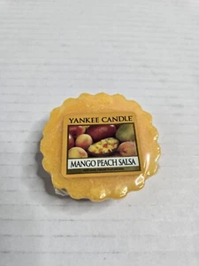 Vela Yankee retirada rara cera agria derretida mango melocotón salsa de colección - Imagen 1 de 2