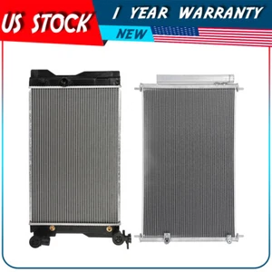 Radiator and AC Condenser Kit For 2009-2014 Toyota Corolla Matrix - Picture 1 of 15