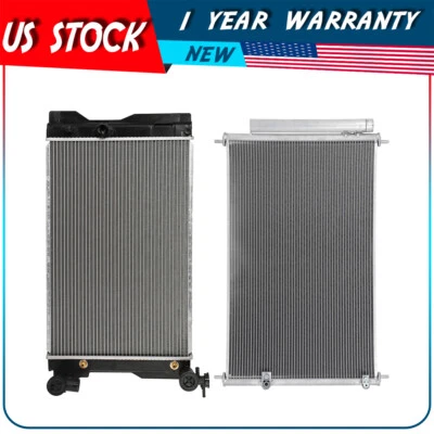 Radiator and AC Condenser Kit For Toyota For Corolla For Matrix 2009-2013 2014 - Image 1 of 4