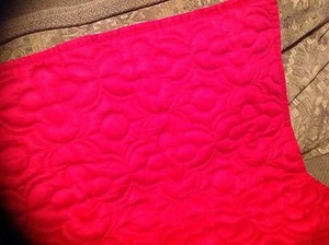 ZWEI INC INTERNATIONAL CONCEPTS TIEFROTE EURO-KISSENBEZÜGE GESTEPPT MACYS NEU - Bild 1 von 1