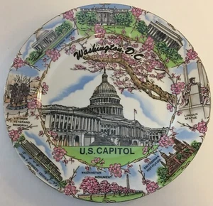 Decorative plate on a wall Washington D. C. Made in Japan - Picture 1 of 6