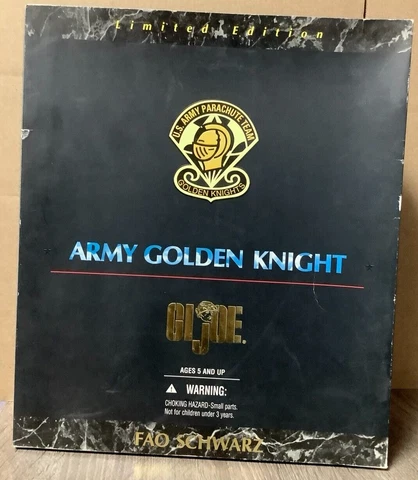 Kenner G.I. Joe 12 US Army Golden Knight"  Para-Team Member FAO Shwartz Excl Cover