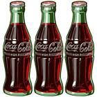 Coca-Cola 1950s Contour Bottles Sticker Set of 3 Officially Licensed Made In USA