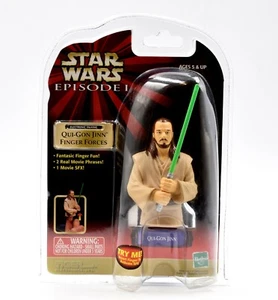 Star Wars Episode 1 - Electronic Talking Qui-Gon Jinn Finger Forces - Picture 1 of 7