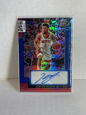 Kenyon Martin Jr 2021-22 Panini Contenders Optic Basketball Auto Card Blue /75 - Image 1 of 2