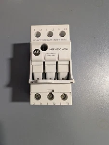 Allen-Bradley 140F-D3C-C30L SER.A 3-Pole Fuse Holder 600V 30Amp, Type CC Fuses - Picture 1 of 4