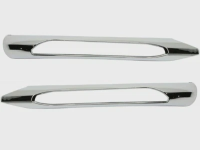 Front Left & Right Bumper Trim For 2012-2014 Mercedes Benz C250 C300 C350 2Pc - Image 1 of 4