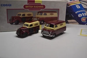 CORGI - BRITISH RAILWAYS - BEDFORD VAN & FORD POPULAR - 1/43 SCALE BOXSET 97749 - Picture 1 of 5
