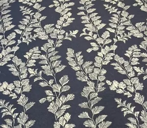 Polsterstoff Laura Ashley Waxham dunkelblau Baumwolle Gardinenstoff 137 cm - Bild 1 von 9