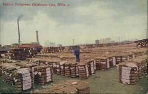 Oklahoma City,OK Cotton Compress Oklahoma Postcard - Picture 1 of 2