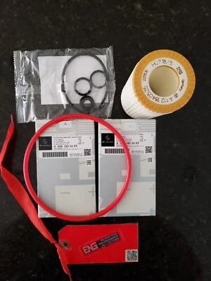 A0001802609 KIT DE 2 FILTROS ORIGINALES MERCEDES-BENZ AMG filtro de aceite de motor OEM VONENG Foto 1 de 4