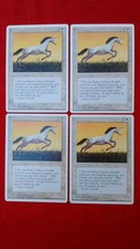 Pearled Unicorn x4 (4th Edition) MTG