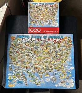 Springbok by Hallmark PZL5925 1,000 Pc Jigsaw Puzzle - Good Old USA - Complete - Picture 1 of 10