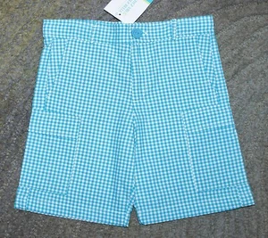Chez Ami by Patsy Aiken Boys Blue & White Shorts - Size 5 - NWT - Picture 1 of 4
