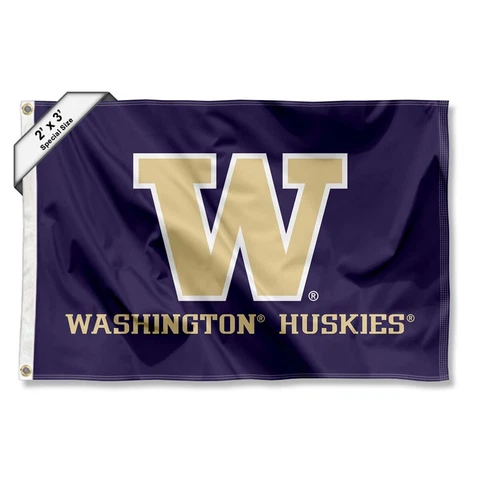 Washington UW Huskies 2'x3' Flag Cover