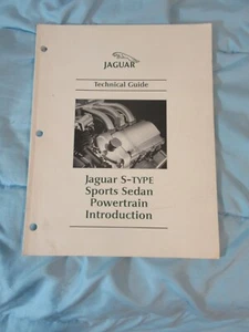 1999 Jaguar S-Type Sports Sedan Powertrain Introduction Book Pamplet - Bild 1 von 13