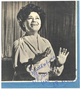 Famous Moldovan Opera Singer MARIA BIESU Hand Signed Magazine Picture from 1982 - Picture 1 of 1