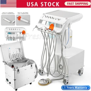 Dental Portatile unidad móvil de entrega de succión compresor de aire 4 agujeros - Imagen 1 de 46