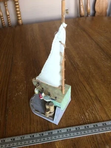 One sailboat bookend by Russ - Picture 1 of 5