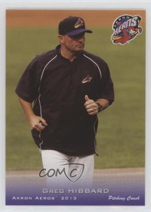 2013 Grandstand Akron Aeros Greg Hibbard #37