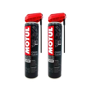 Pulitore Spray Catena Motul C1 Chain Clean NO CLORO 2x400ml Moto Go Kart 02MO16 - Foto 1 di 6