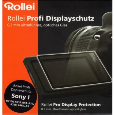 Rollei Displayschutz Sony I RX100 RX10 RX1 A7II A7SII Schutzglas Schutzfolie
