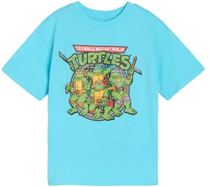 NINJA TURTLES 140 T- SHIRT BLAU RAPHAEL KURZARM KURZARMSHIRT TEENAGE MUTANT - Bild 1 von 5