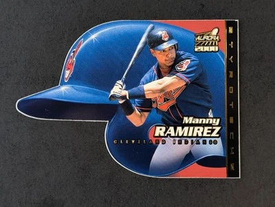 Manny Ramirez 2000 Pacific Aurora At-Bat Styrotechs #6 Helmet Die Cut /299 - Image 1 of 2