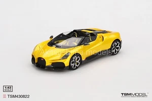 Modèle TSM430822 1/43 Bugatti W16 Mistral Jaune Résine 1:43 Neuf - Picture 1 of 8
