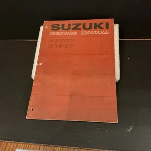 Suzuki GT380 1973 manual de servicio de motocicleta, estado usado - Imagen 1 de 14