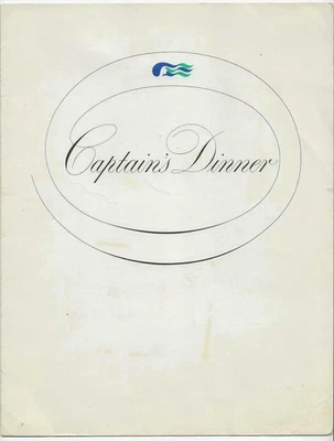 ISLAND PRINCESS Captains Farewell Diner Caviar, Lobster, Pheasant; P&O, ca. 1979 - Image 1 of 4